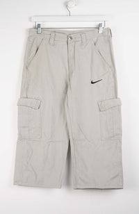 VINTAGE REWORK CARGO CAPRI SHORTS W32