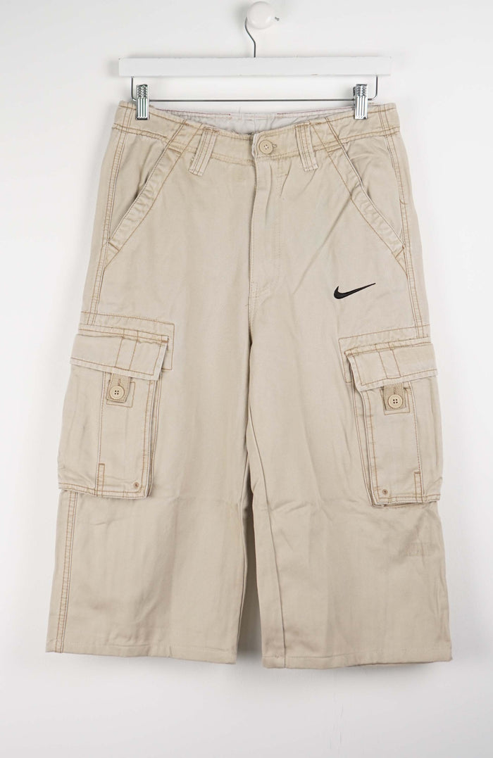 VINTAGE REWORK CARGO CAPRI SHORTS W32