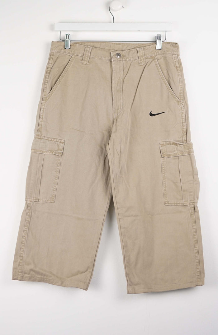 VINTAGE REWORK CARGO CAPRI SHORTS W33