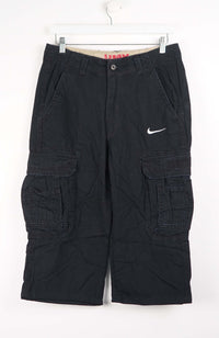 VINTAGE REWORK CARGO CAPRI SHORTS W33