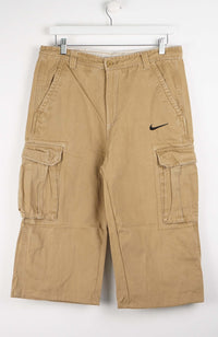 VINTAGE REWORK CARGO CAPRI SHORTS W34