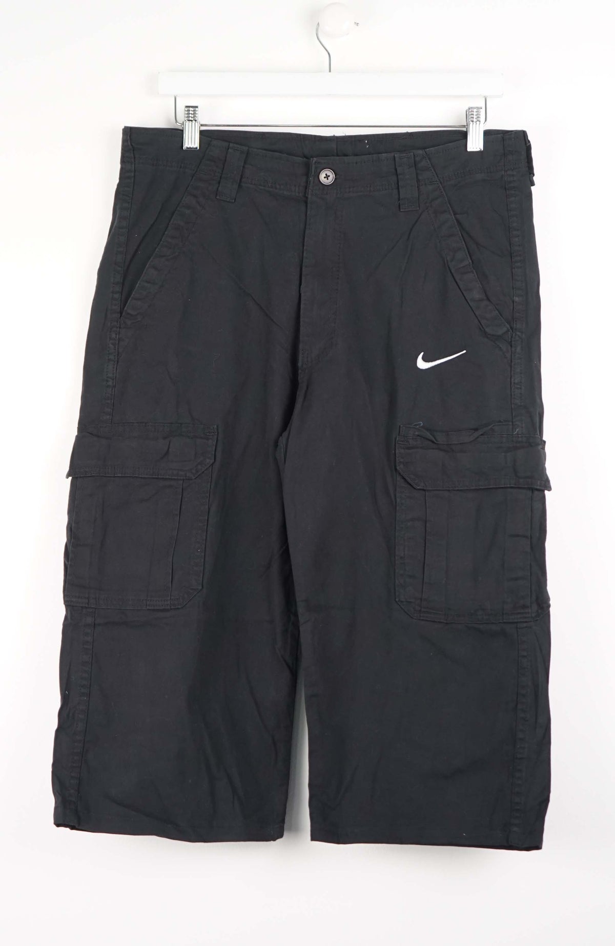VINTAGE REWORK CARGO CAPRI SHORTS W35