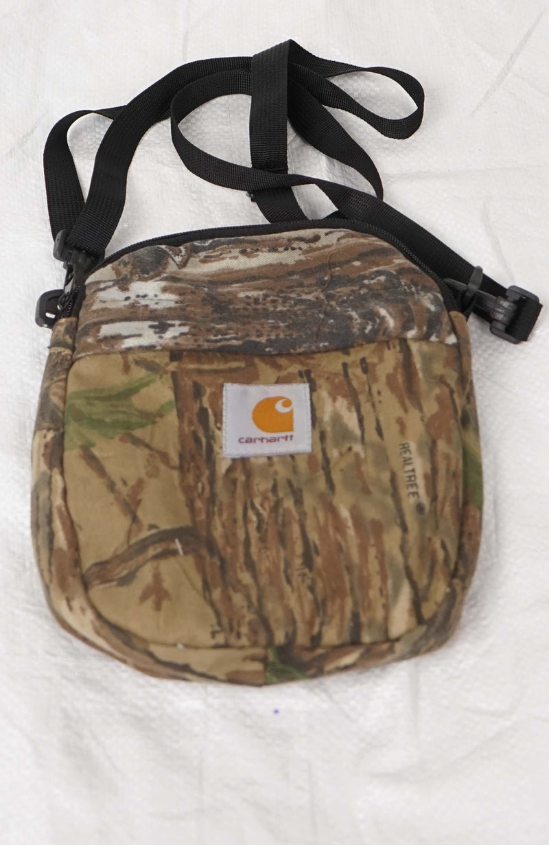 VINTAGE REWORK REAL TREE SHOULDER BAG