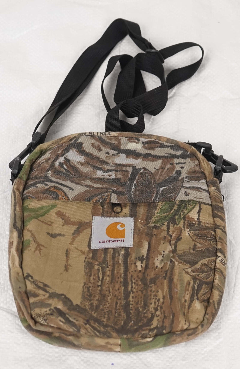 VINTAGE REWORK REAL TREE SHOULDER BAG
