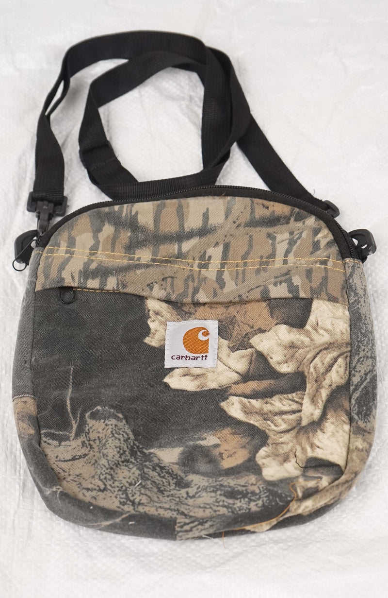 VINTAGE REWORK REAL TREE SHOULDER BAG