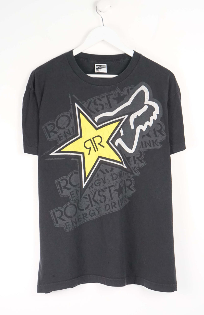 VINTAGE ROCKSTAR FOX RACING T-SHIRT (L)