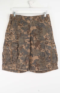 VINTAGE ROUTE66 CAMO CARGO SHORTS W30