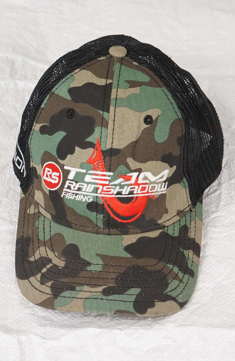 VINTAGE RS TEAM RAINSHADOW FISHIING REAL TREE HAT