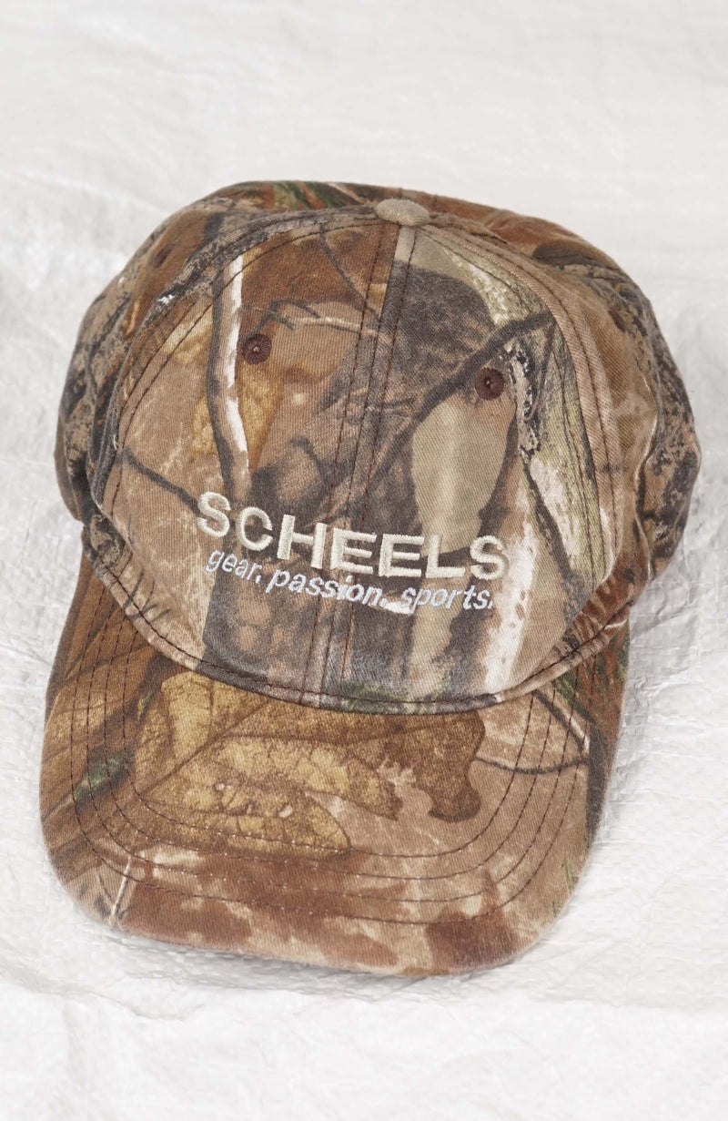 VINTAGE SCHEELS REAL TREE HAT