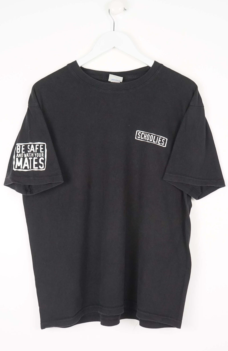 VINTAGE SCHOOLIES CREW T-SHIRT (M)