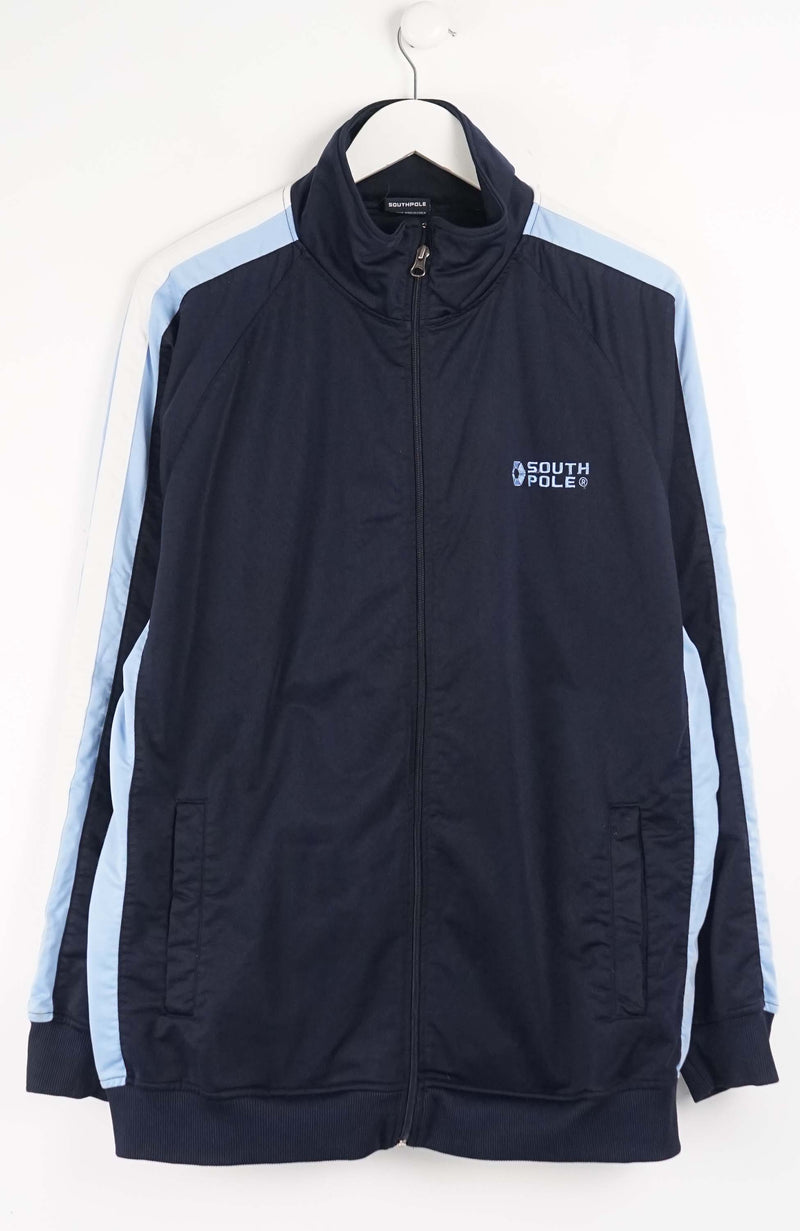 VINTAGE SOUTH POLE FULL ZIP SWEATER (XL)