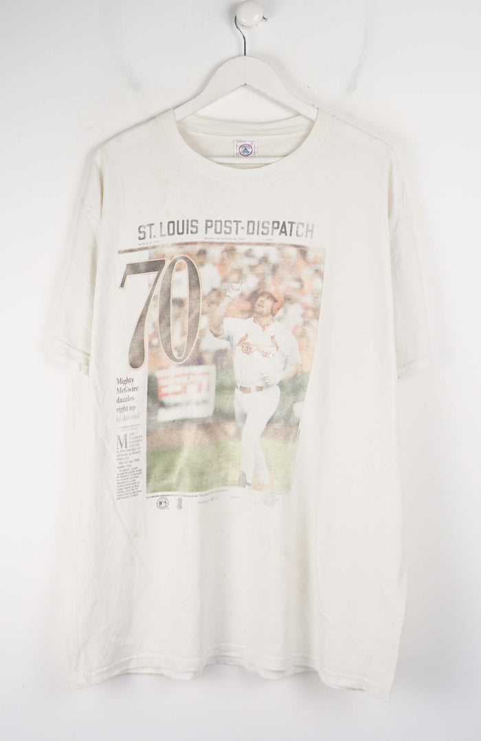 VINTAGE ST LOUIS POST-DISPATCH BASEBALL T-SHIRT (XL)
