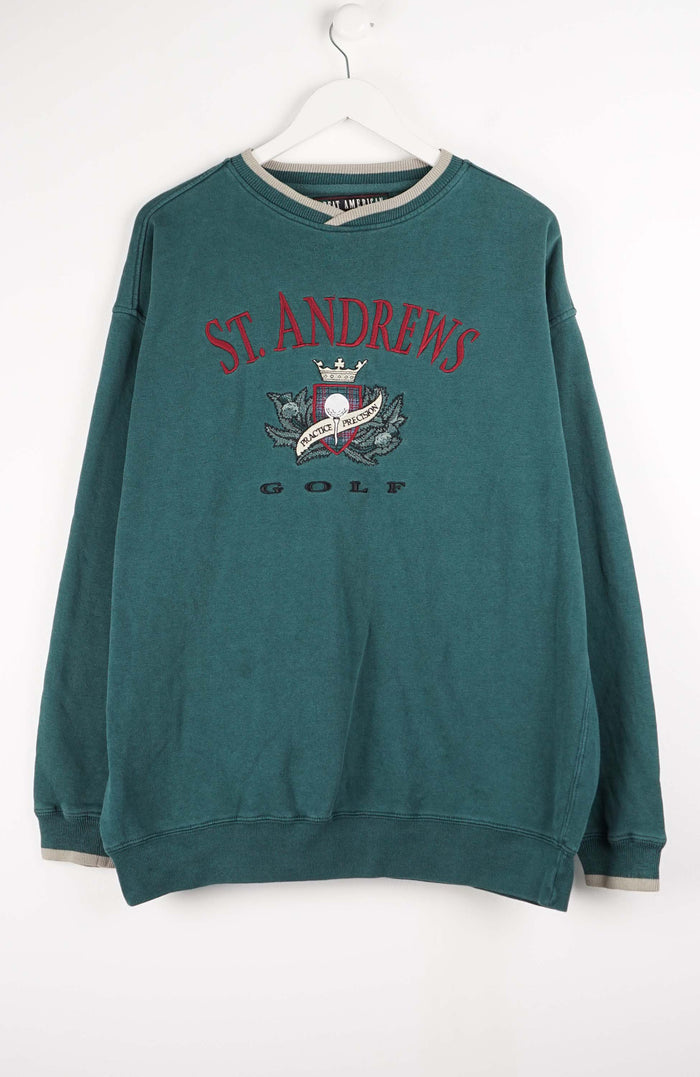 VINTAGE ST ANDREWS GOLF SWEATER (XL)