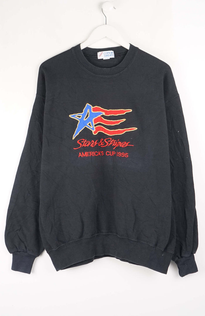 VINTAGE STARS & STRIPES AMERICA'S CUP 1995 SWEATER (L)