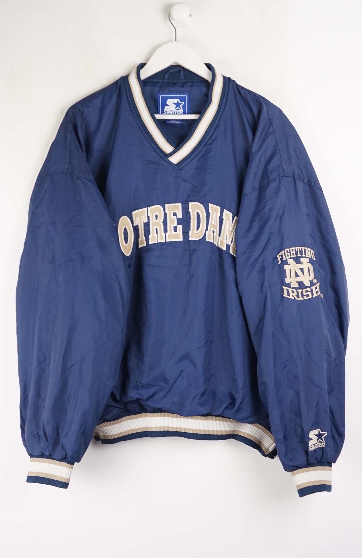 VINTAGE STARTER NOTRE DAME WINDBREAKER (XXL)