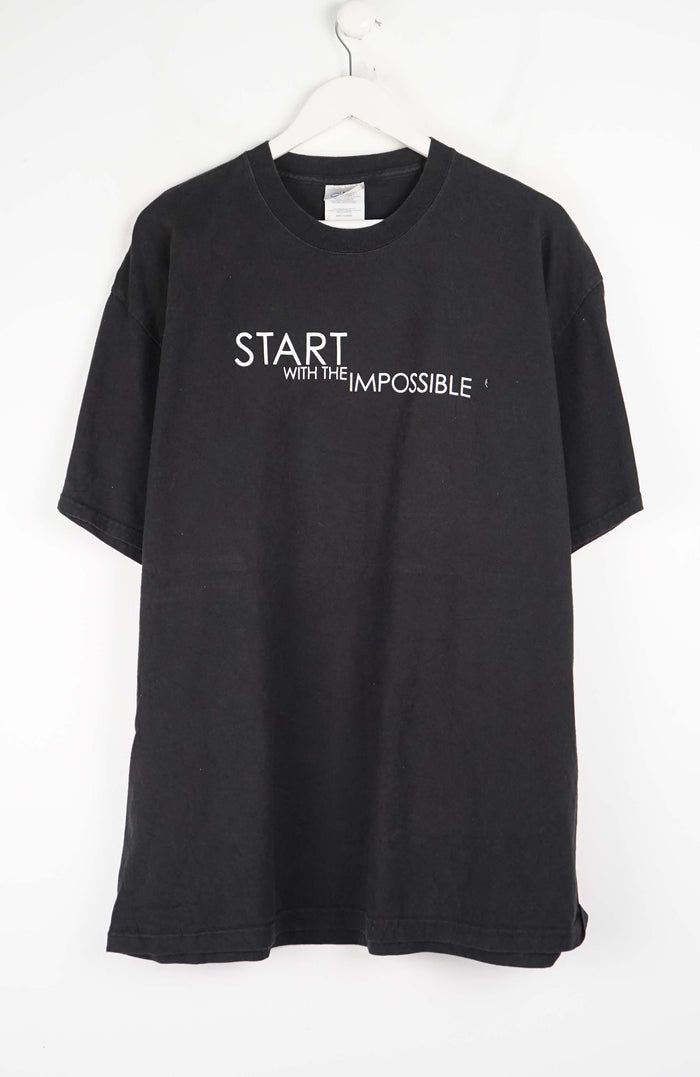 VINTAGE START WITH THE IMPOSSIBLE T-SHIRT (XL)