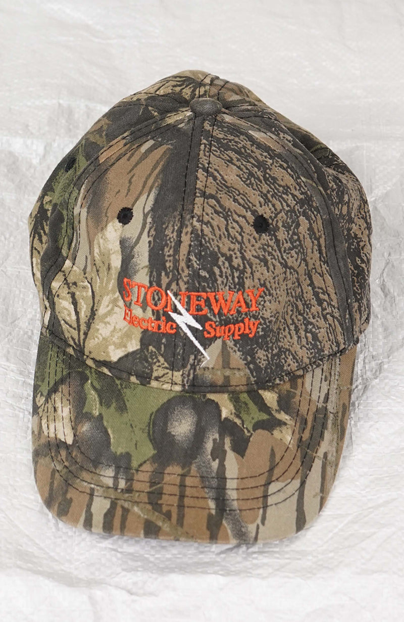 VINTAGE STONEWAY ELECTRIC SUPPLY REAL TREE HAT