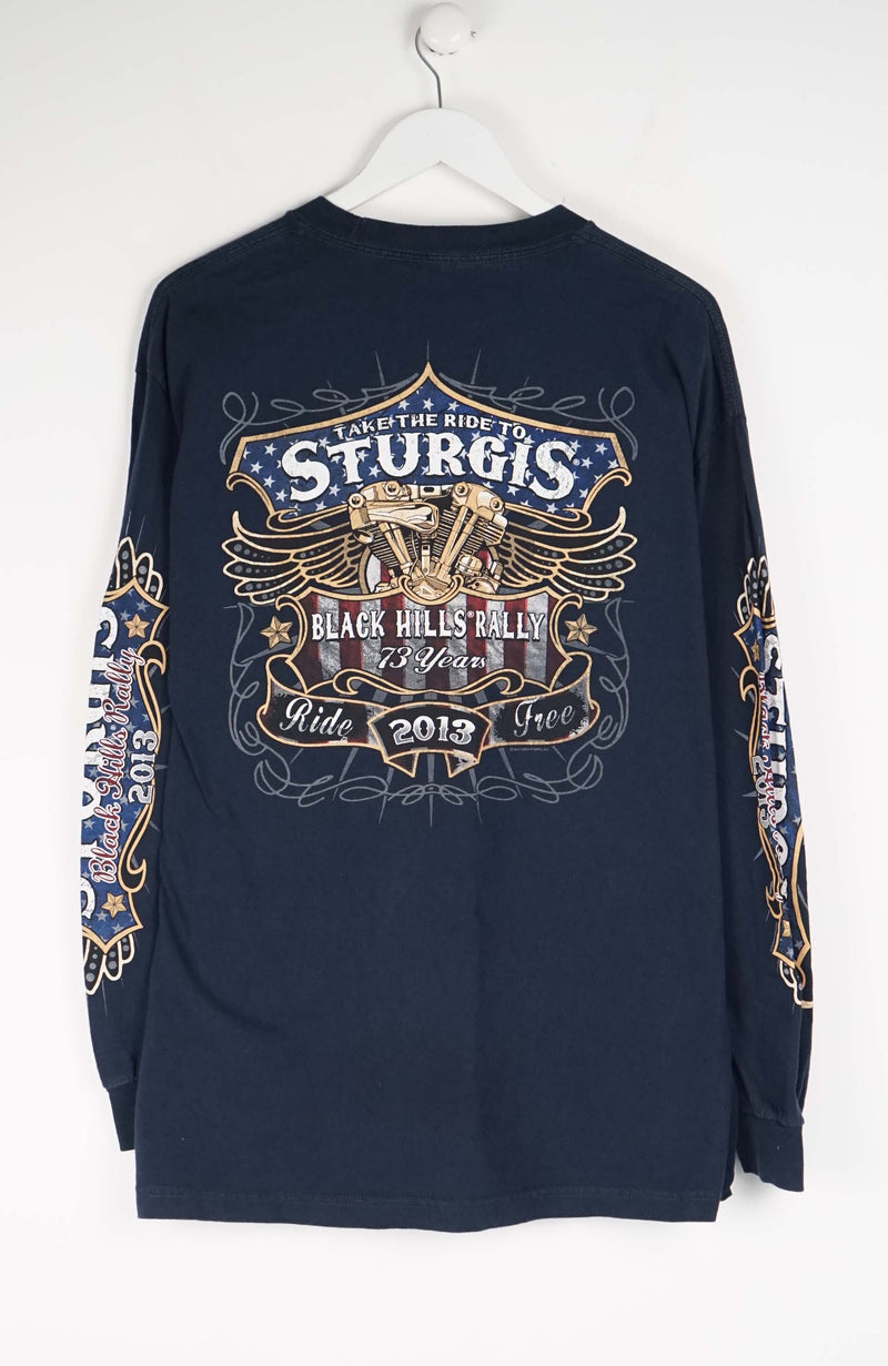 VINTAGE STURGIS BLACK HILLS RALLY T-SHIRT (L)