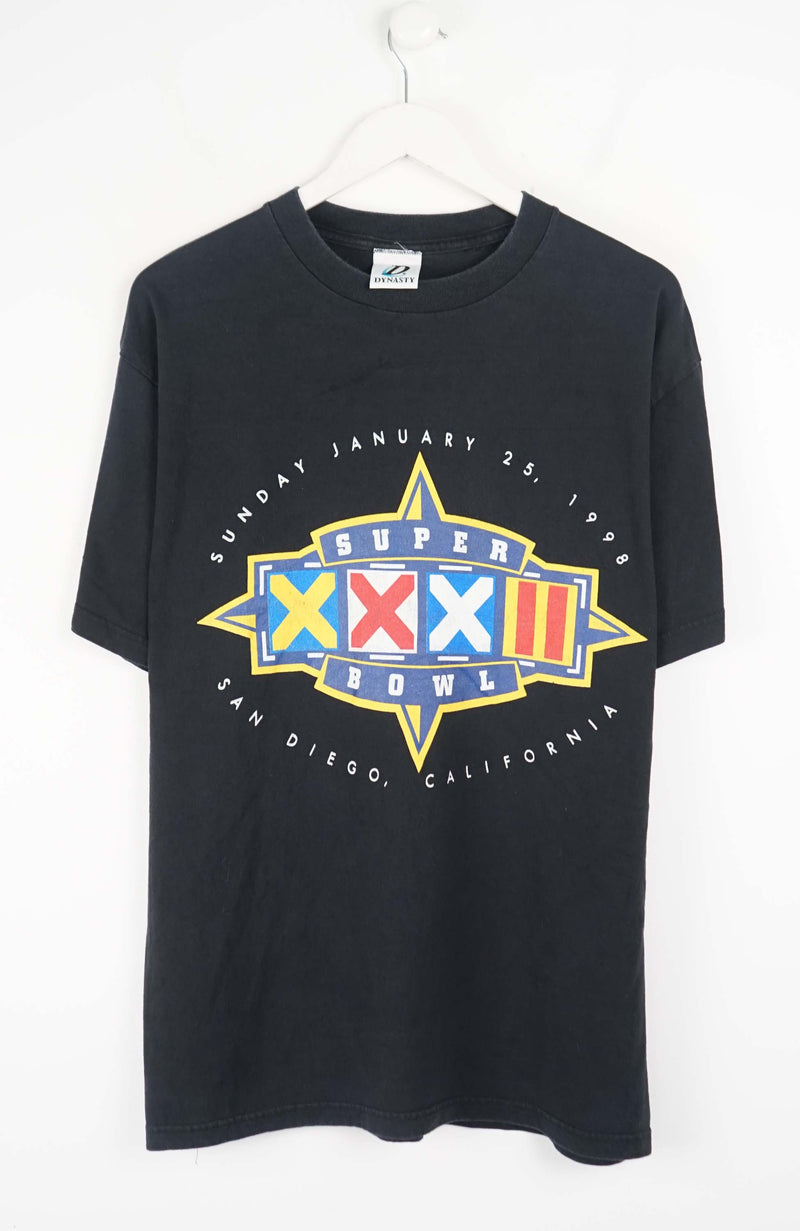 VINTAGE SUNDAY 1998 SUPERBOWL SAN DIEGO CALIFORNIA T-SHIRT (L)