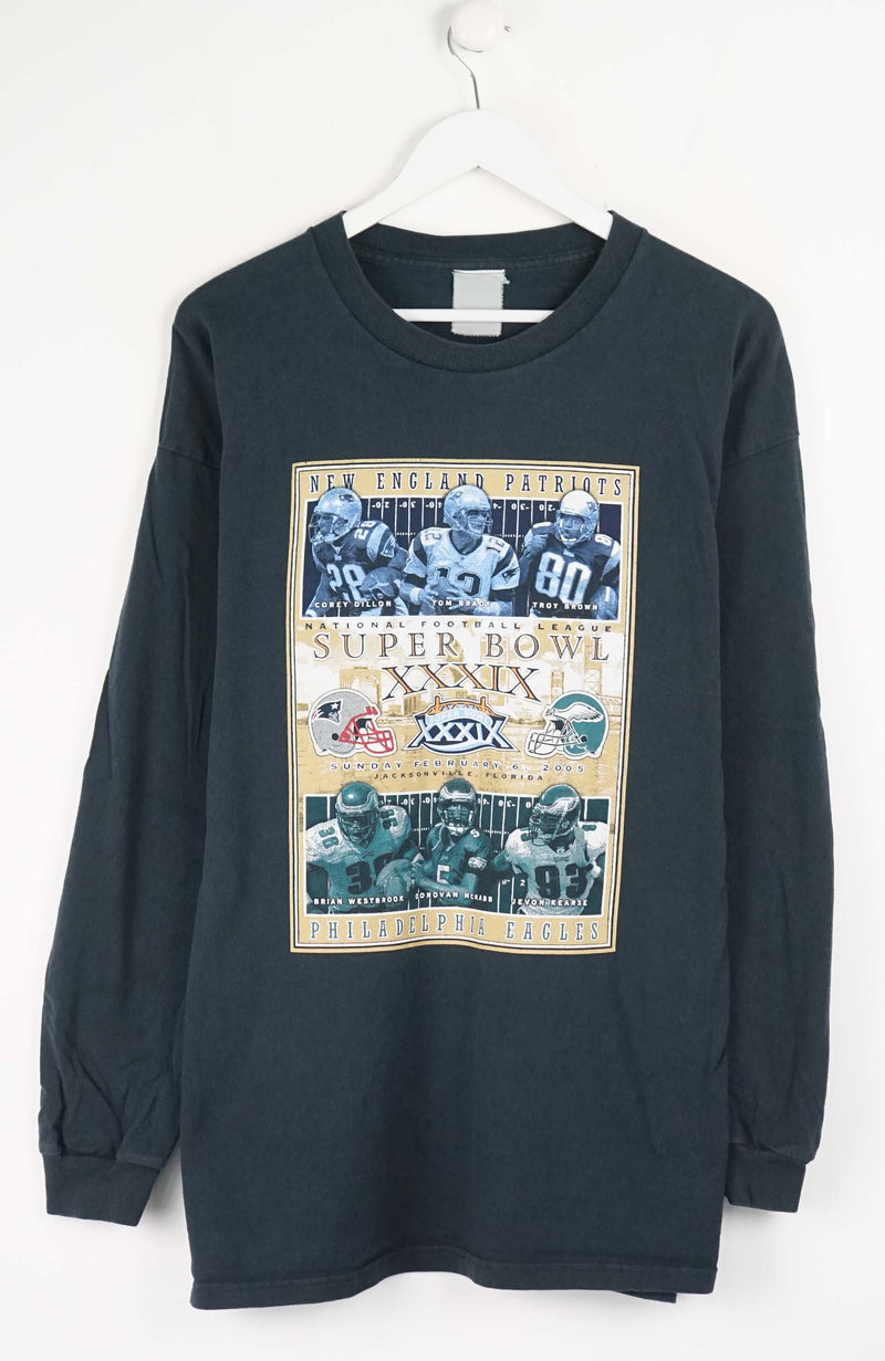 VINTAGE SUPER BOWL NEW ENGLAND PATRIOTS T-SHIRT (XL)