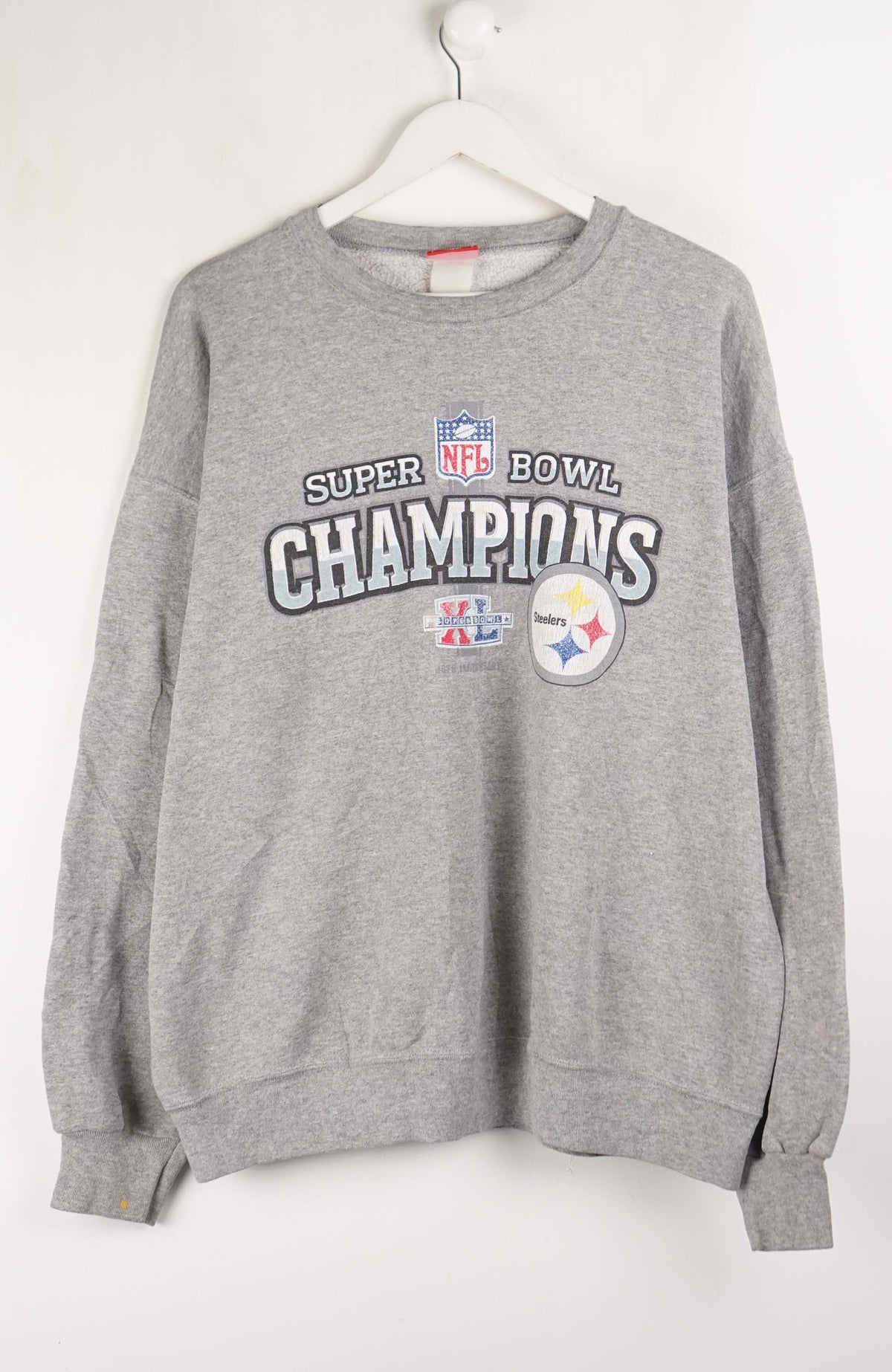 VINTAGE NFL PITTSBURGH STEELERS CHAMPIONS SWEATER (XL)