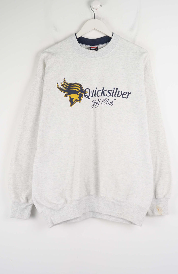 VINTAGE QUICKSILVER GOLF CLUB SWEATER (L) 90'S BOOTLEG