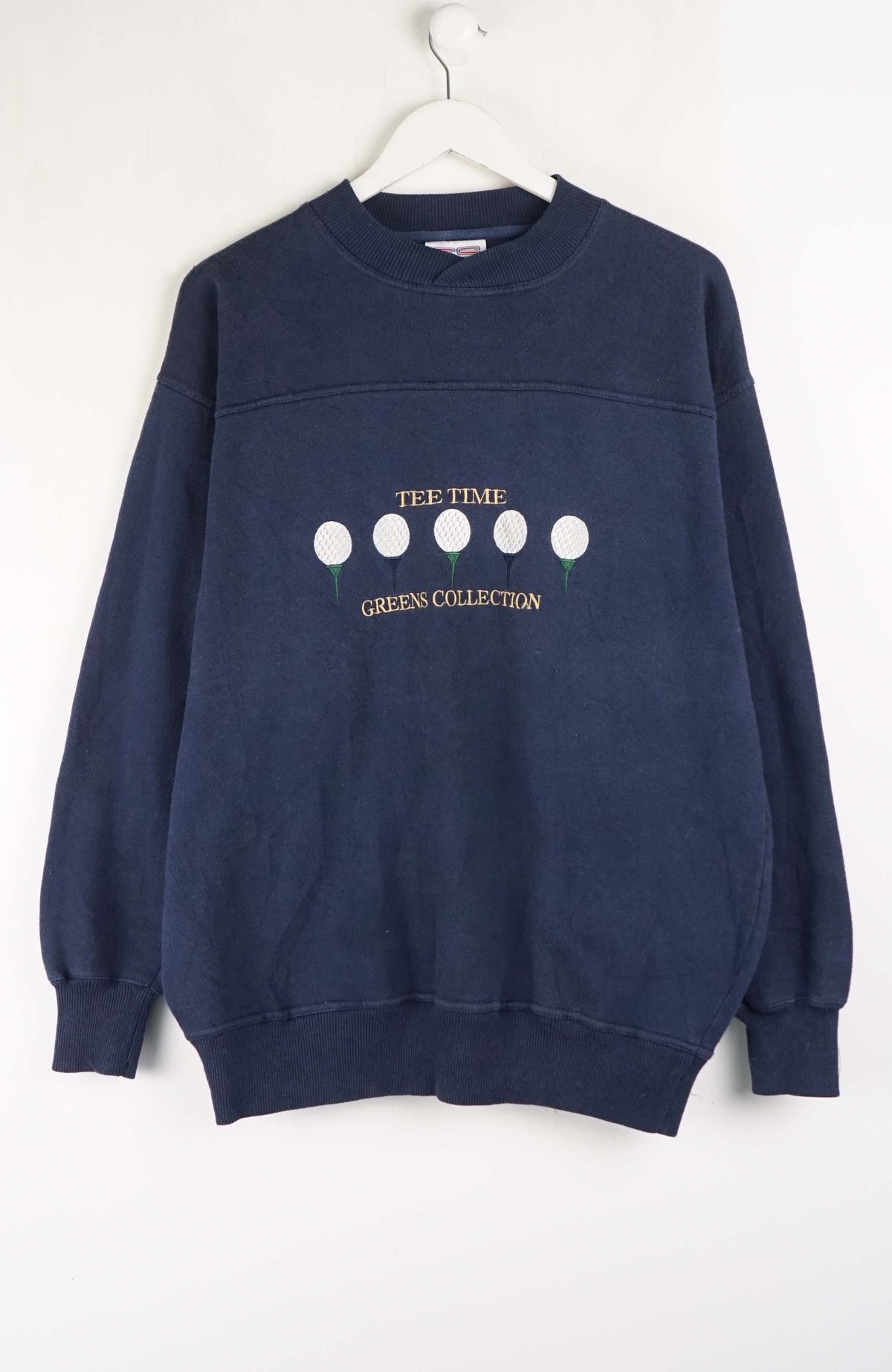 VINTAGE TEE TIME GREENS COLLECTION GOLF SWEATER (L)
