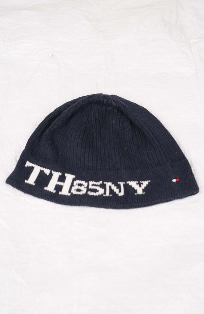 VINTAGE TOMMY HILFIGER TH85NY SKULL BEANIE