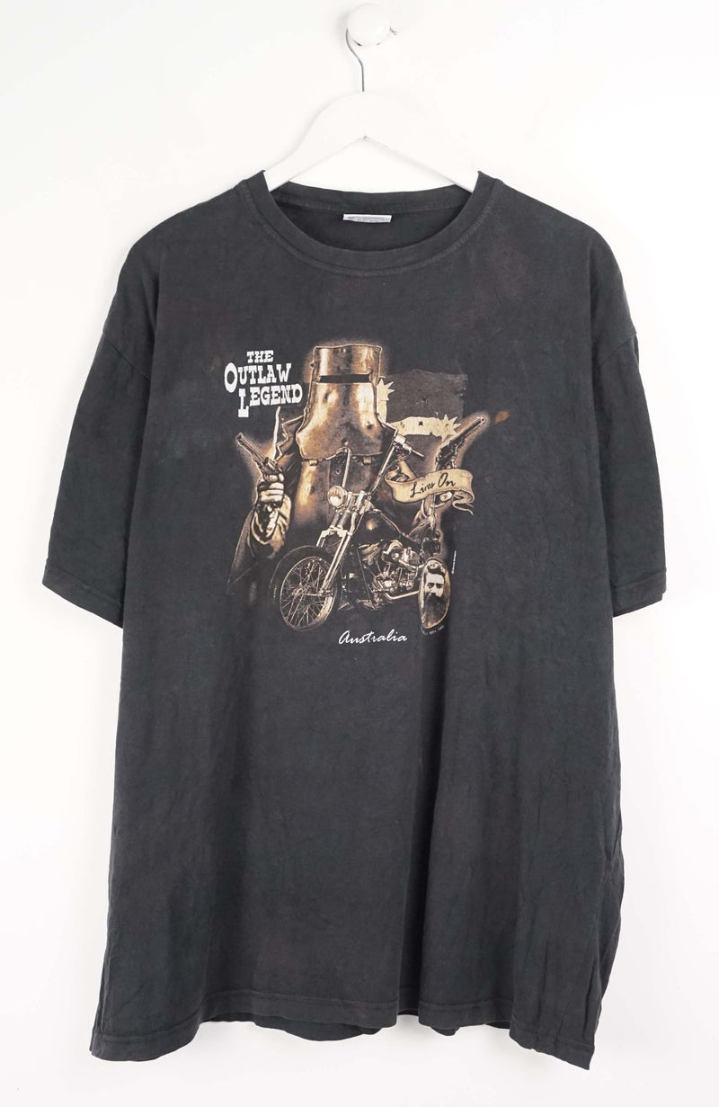 VINTAGE THE OUTLAW LEGEND NED KELLY T-SHIRT (XXXL)