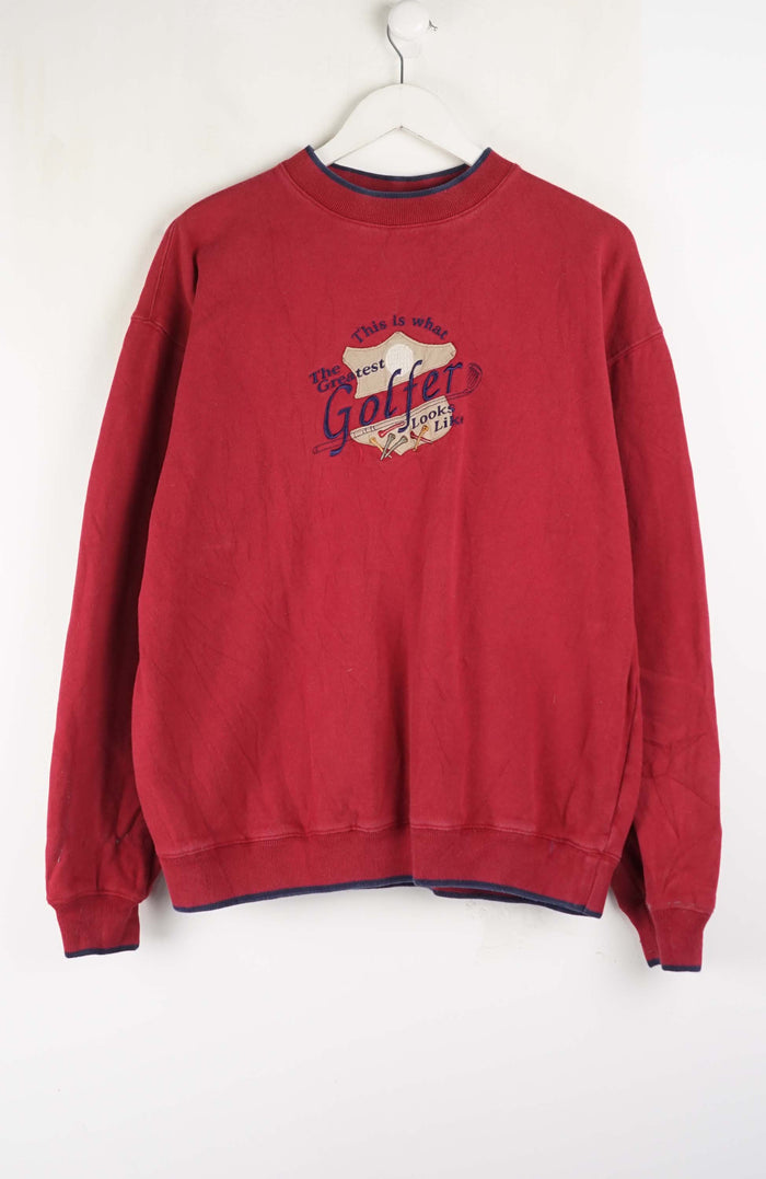 VINTAGE THE GREATEST GOLFER SWEATER (L)