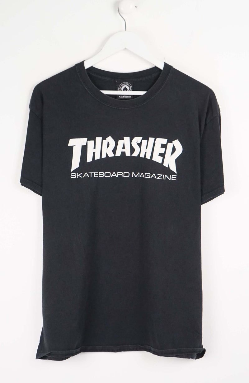 VINTAGE THRASHER SKATEBOARD T-SHIRT (L)