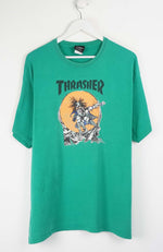 VINTAGE THRASHER SKATEBOARDING T-SHIRT (XL)