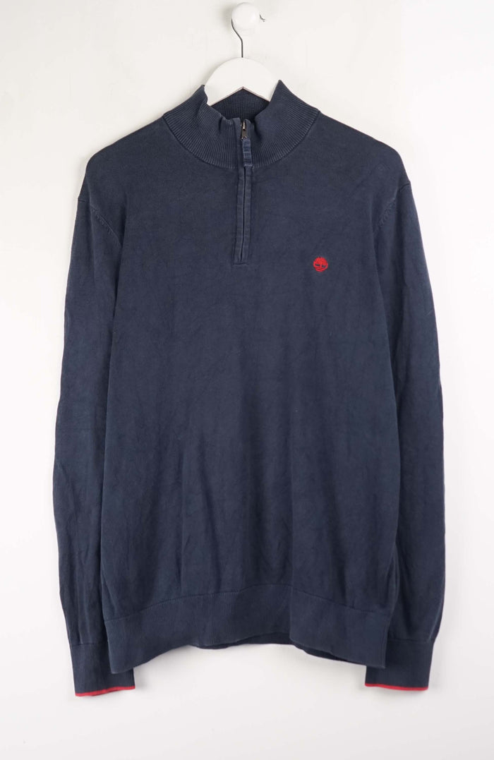 VINTAGE TIMBERLAND 1/4 ZIP SWEATER (XL)