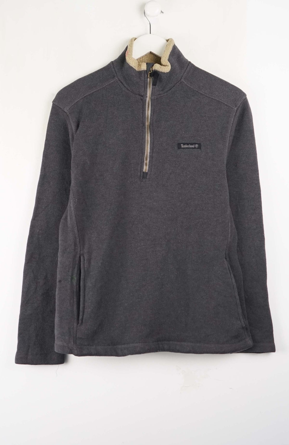 VINTAGE TIMBERLAND 1/4 ZIP SWEATER (S)