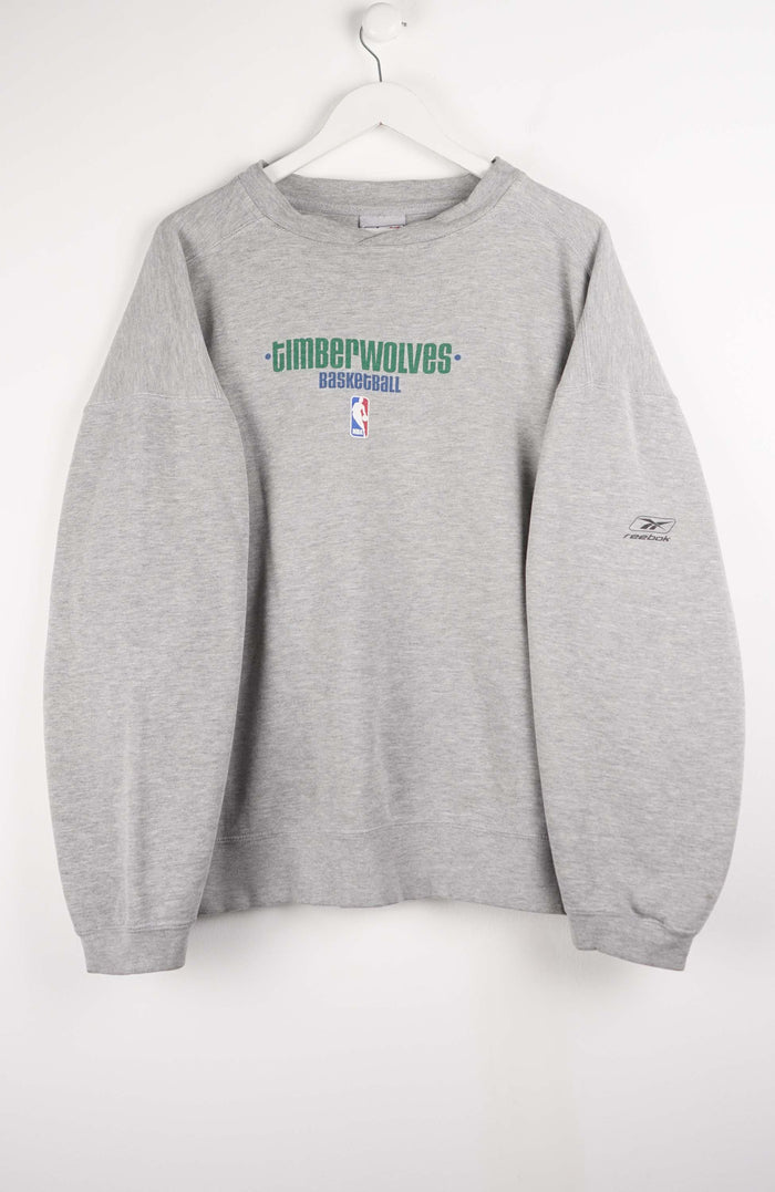 VINTAGE REEBOK TIMBERWOLVES SWEATER (XXL)