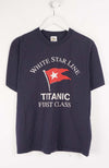 VINTAGE TITANIC FIRST CLASS T-SHIRT (S)