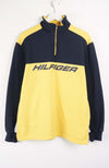 VINTAGE TOMMY HILFIGER 1/4 ZIP SWEATER (M)