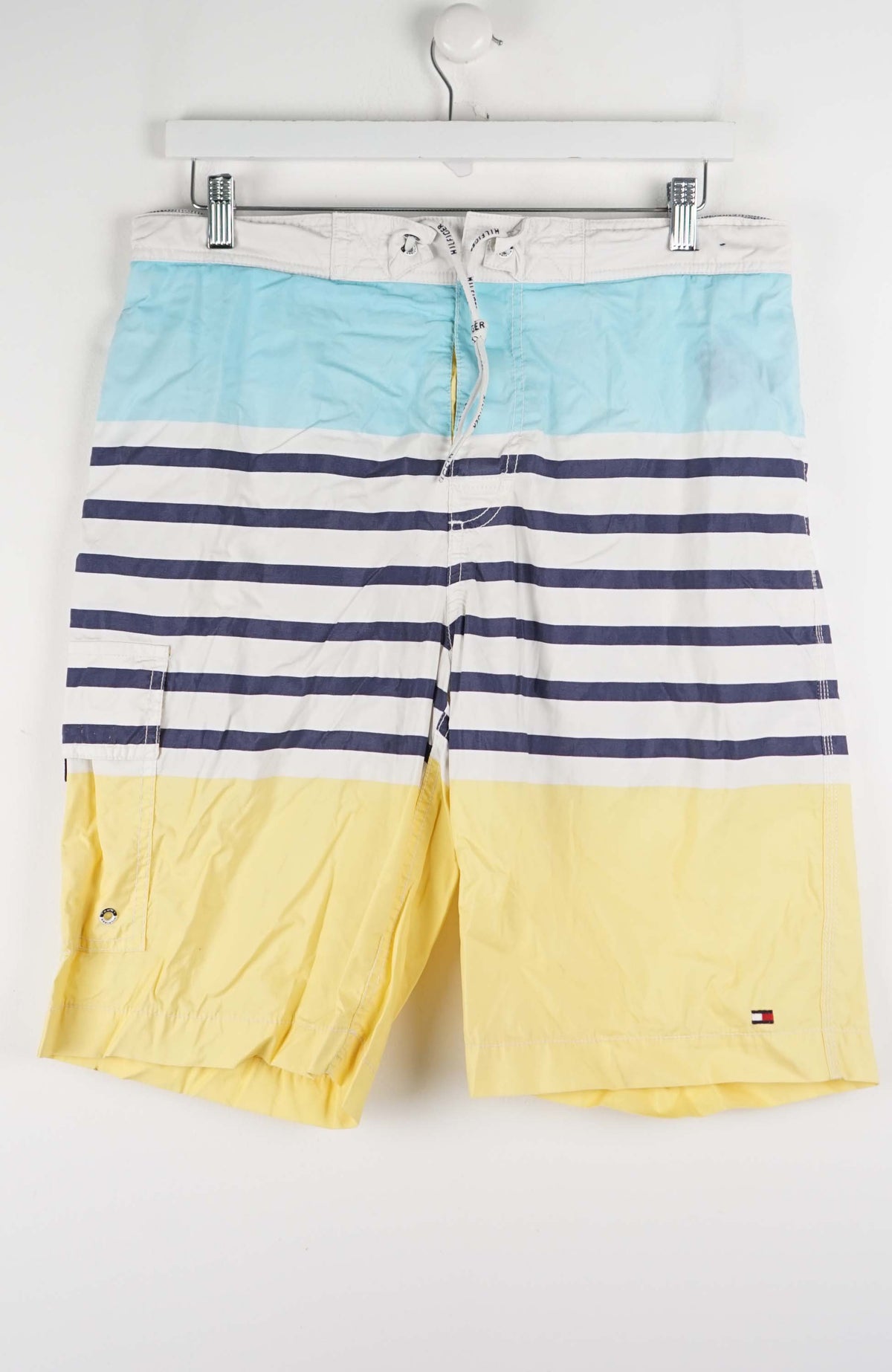VINTAGE TOMMY HILFIGER BOARD SHORTS W34