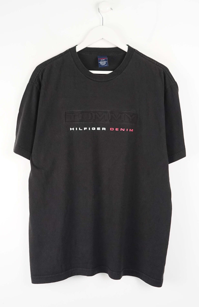 VINTAGE TOMMY HILFIGER DENIM T-SHIRT (XL)