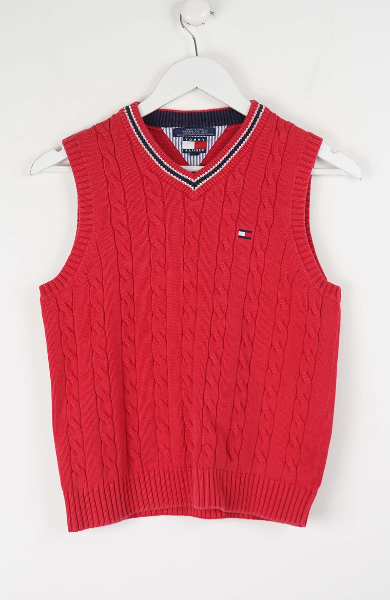 VINTAGE TOMMY HILFIGER KNIT VEST SWEATER (XS)