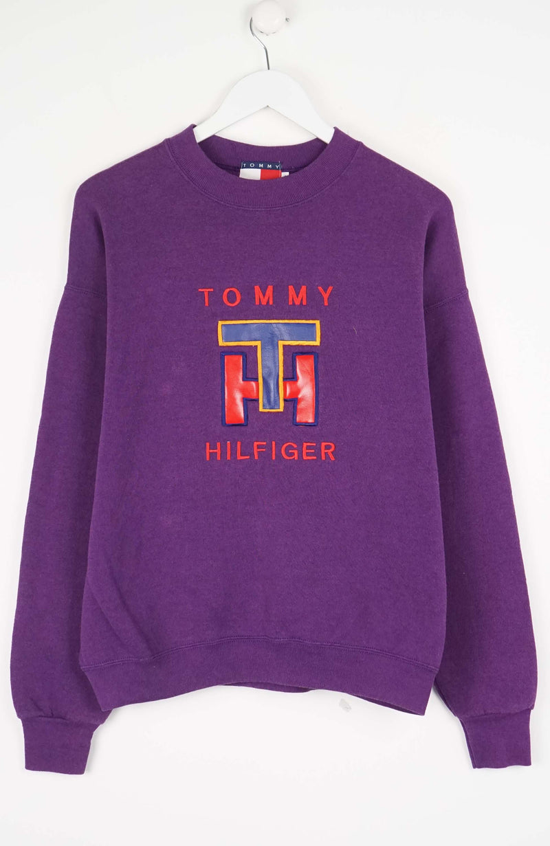 VINTAGE TOMMY HILFIGER SWEATER (M) 90'S BOOTLEG