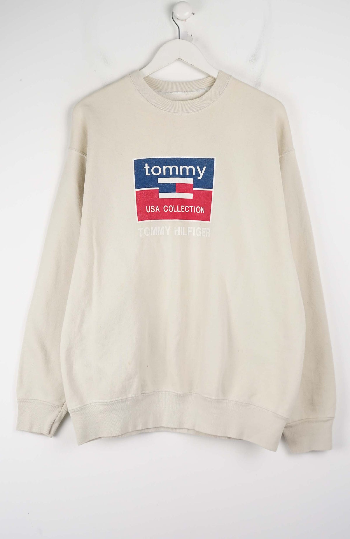 VINTAGE TOMMY USA COLLECTION SWEATER (XL) 90'S BOOTLEG