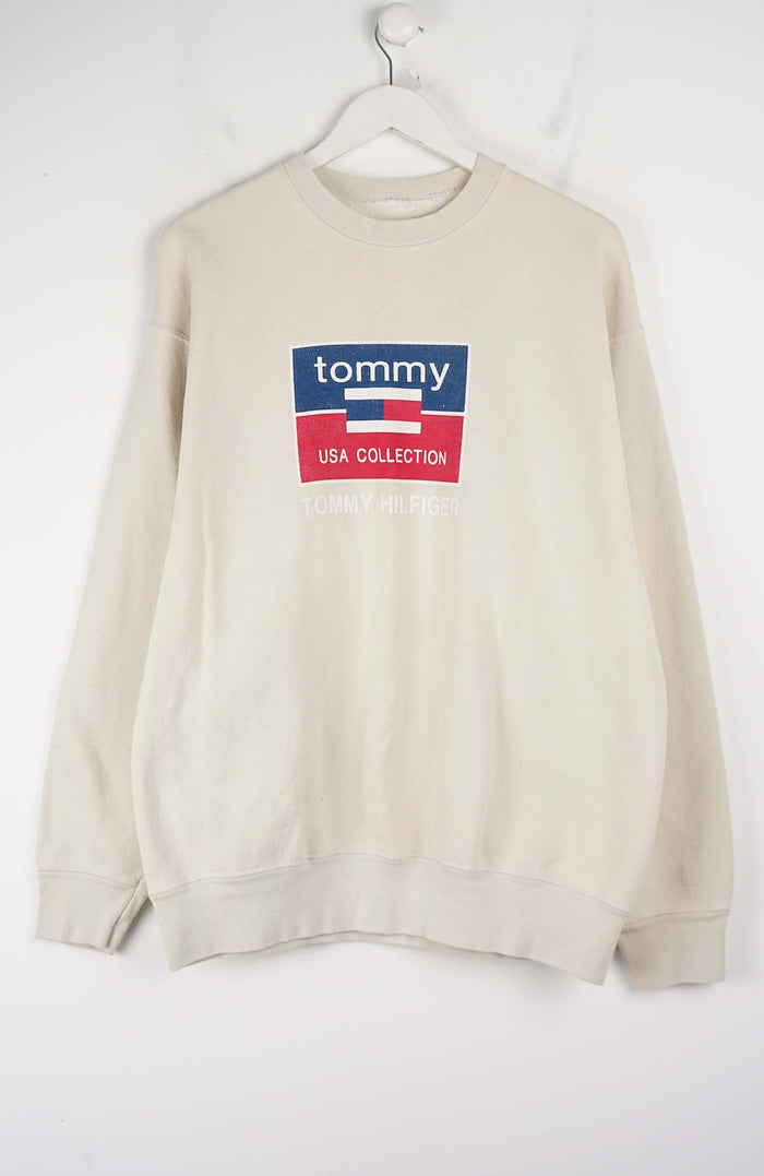 VINTAGE TOMMY USA COLLECTION SWEATER (XL) 90'S BOOTLEG