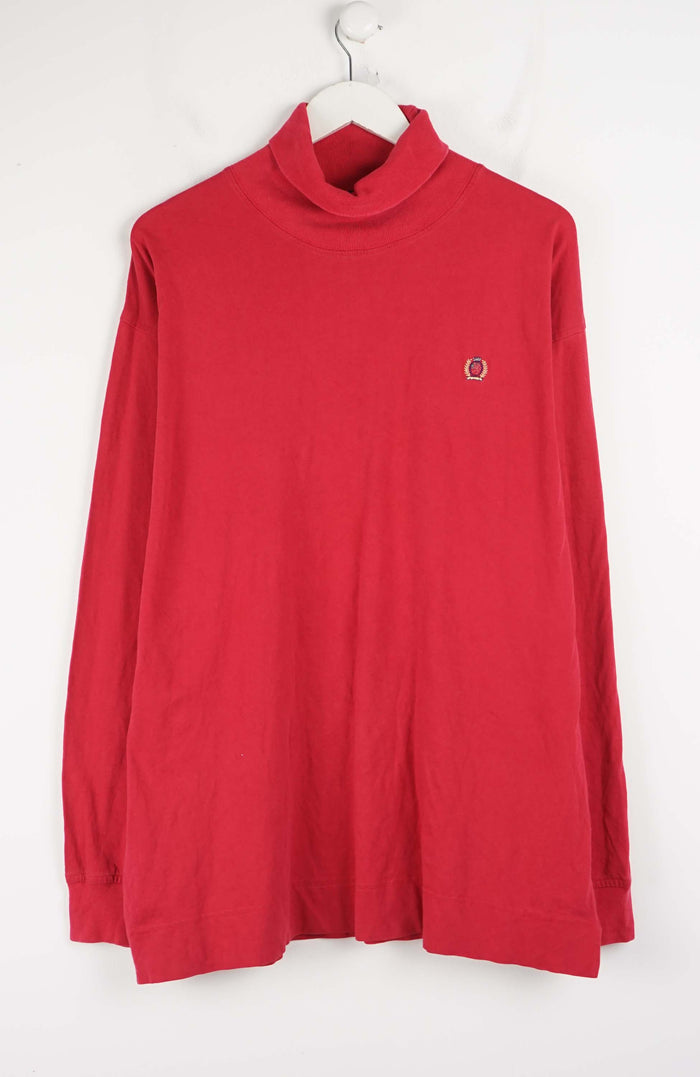 VINTAGE TOMMY HILFIGER TURTLENECK T-SHIRT (XL)