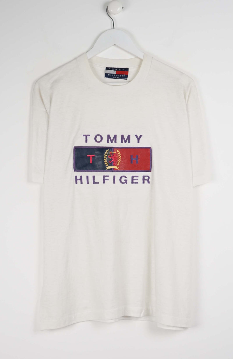 VINTAGE TOMMY HILFIGER T-SHIRT (XL) 90'S BOOTLEG