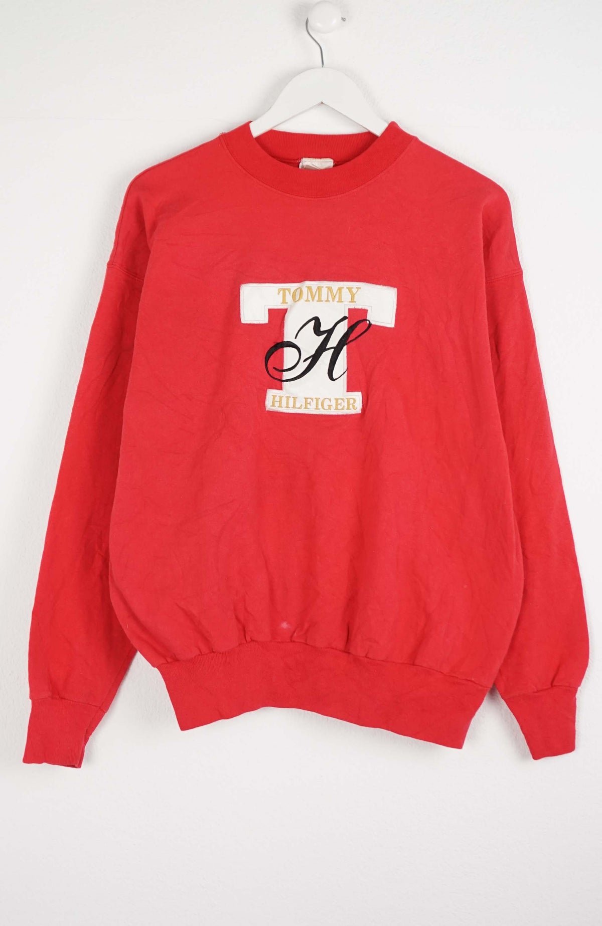 VINTAGE TOMMY HILFIGER SWEATER (S) 90'S BOOTLEG