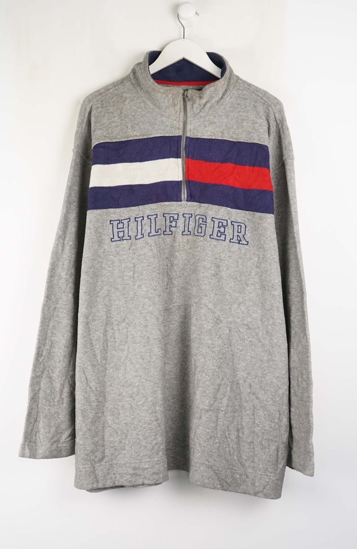 VINTAGE TOMMY HILFIGER 1/4 ZIP SWEATER (XXL)