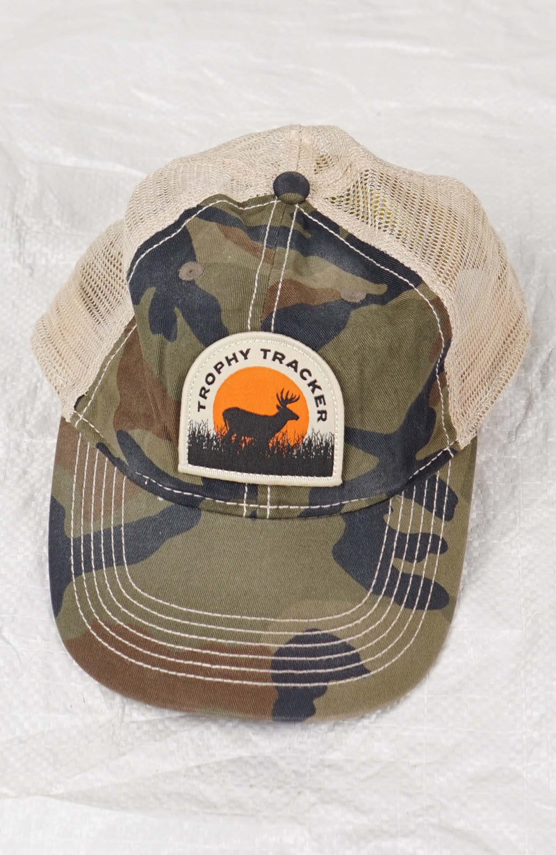 VINTAGE TROPHY TRACKER REAL TREE HAT