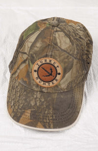 VINTAGE TURKEY HUNTER REAL TREE HAT