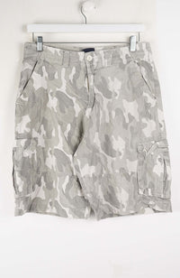 VINTAGE CAMO CARGO SHORTS W30